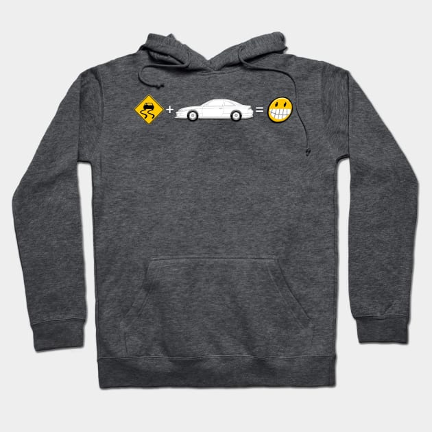 Fun S14 Nissan Silvia Drift sign Hoodie by CoolCarVideos